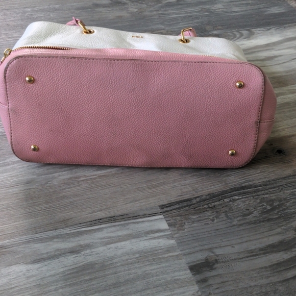 Cream and Pink Ralph LaurenTote - Picture 6 of 12